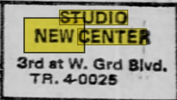 New Center Cinema - Dec 06 1968 Article (newer photo)